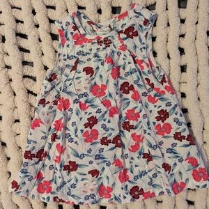 Old Navy Floral Kids Tank Top - Pink and Blue